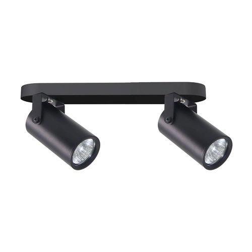 Stropní svítidlo Gary černé moderní 2bodové nastavitelné do obýváku a kuchyně