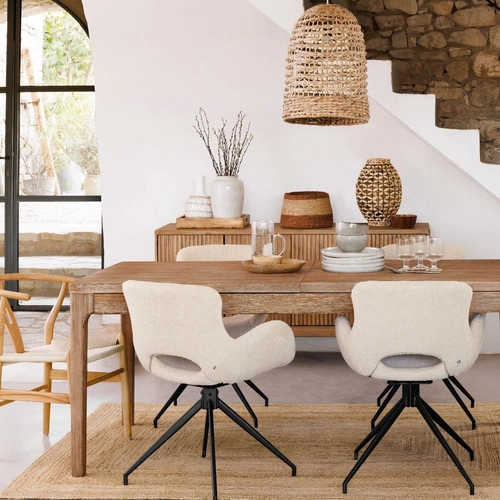 Jutový koberec boho 160x230 Atmosphera přírodní obdélníkový do obýváku nebo ložnice