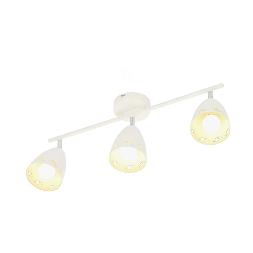 Stropní svítidlo Coty moderní bílá kovová nastavitelná 3bodová do obýváku 70 cm