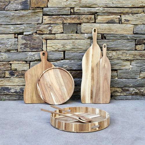 Intesi velké kuchyňské prkénko z akáciového dřeva 64 cm moderní