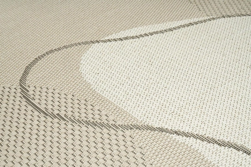 Venkovní koberec Musa 160x230 béžový moderní snadno čistitelný na terasu Carpet Decor