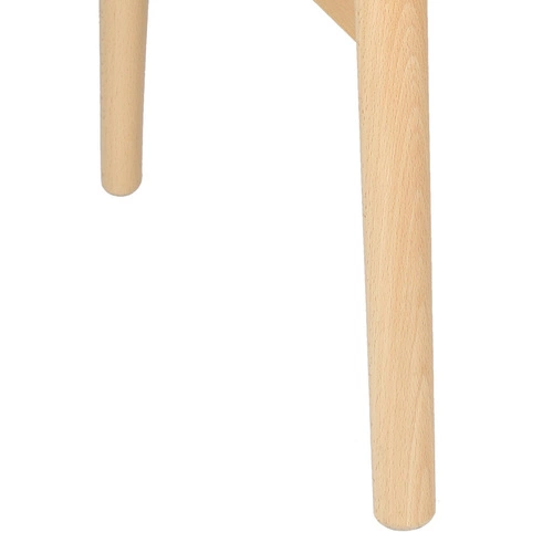 Dřevěná jídelní židle Wicker Color s područkami ve stylu boho inspirovaná Wishbone