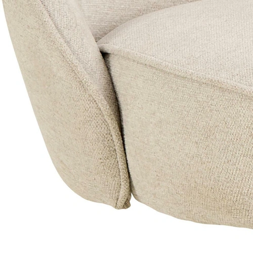 Otočná béžová čalouněná jídelní židle Carlton Actona