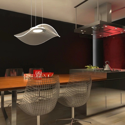 Stropní LED svítidlo Velo no.1 chrom, nastavitelná, moderní do obýváku ALTAVOLA DESIGN