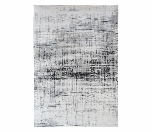 Koberec do obýváku Metro Black and White 280x360 moderní mramor protiskluzový snadno čistitelný