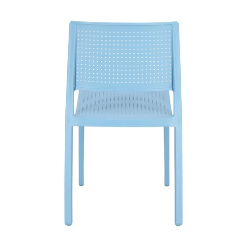 Zahradní plastová židle Emi modrá SCAB Design, stohovatelná, snadné čištění