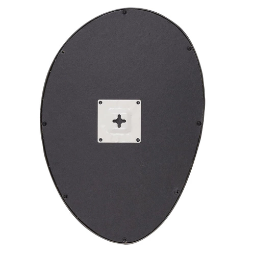 Sada 5 oválných dekorativních zrcadel Organic Shape ve zlatém rámu do obýváku Intesi