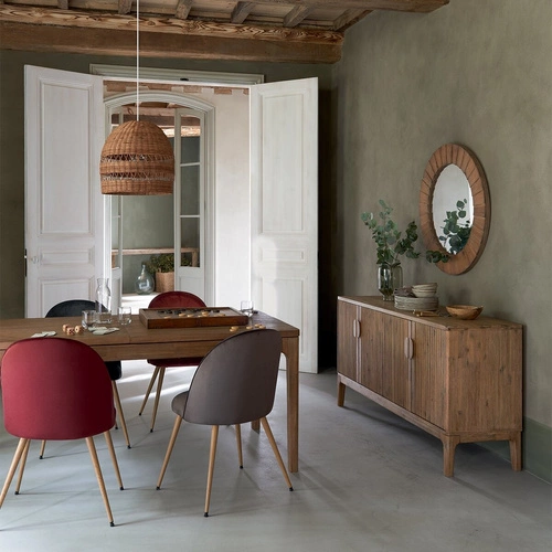 Rozkládací jídelní stůl Sabor Atmosphera 180–260 cm akáciové dřevo moderní hnědý