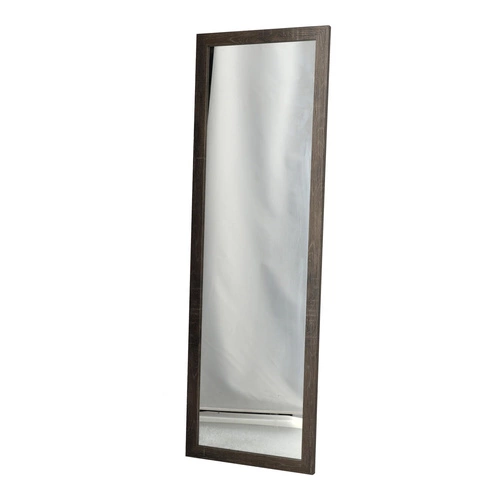 Obdélníkové zrcadlo na dveře 35x109 cm šedé do předsíně 5five simply smart