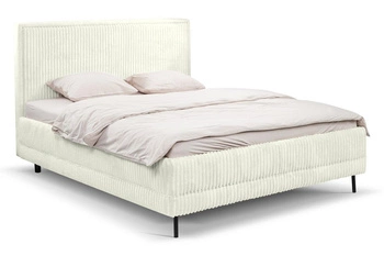 Čalouněná postel Foggy 180x200 béžová s úložným prostorem moderní do ložnice