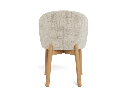 Židle Darlene béžová čalouněná skandinávská do jídelny Actona