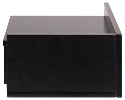 Závěsný noční stolek černý 40 cm se zásuvkou moderní Actona Ashlan II do ložnice