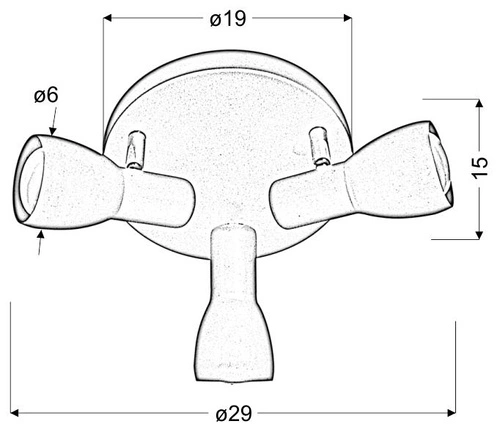 Stropní svítidlo Picardo hořčicově žluté moderní kovové do obýváku a kuchyně nastavitelné 29 cm
