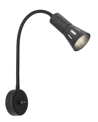 Nástěnná konzolová lampa Arena 1*40W r50 E14 černá