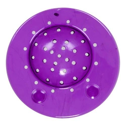 Intesi silikonové sítko do dřezu fialové kulaté moderní do kuchyně a koupelny