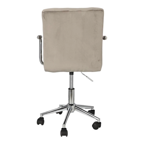 Ergonomická kancelářská židle Cosmo Arm, šedý samet, otočná s područkami