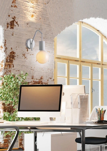 Nástěnné svítidlo Basso moderní bílé kovové do ložnice a obývacího pokoje CANDELLUX LIGHTING