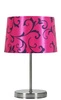 Stolní lampa Arosa 1x40W E14 růžová
