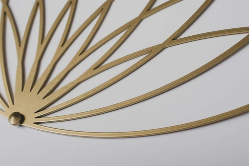 Moderní nástěnný věšák Lotos POLYHEDRA bílý kovový do předsíně nebo ložnice