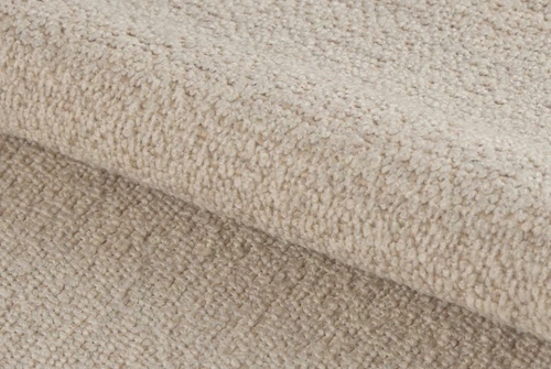 Židle Calvin Arm béžová bouclé dubová skandinávská do jídelny