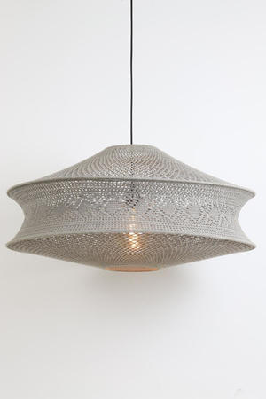 Stínidlo závěsné lampy TARIDA béžové 80x42cm
