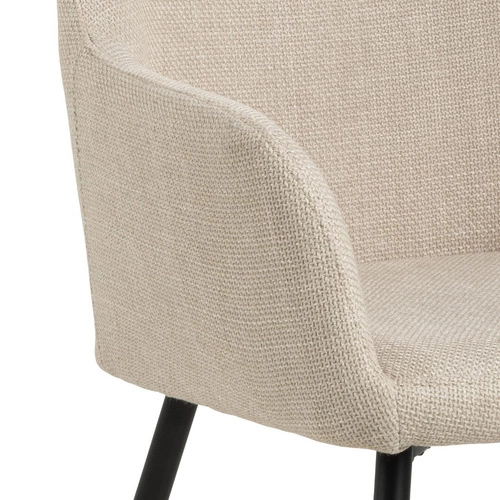 Jídelní židle Lizzy Actona čalouněná béžová s područky moderní skořepinová