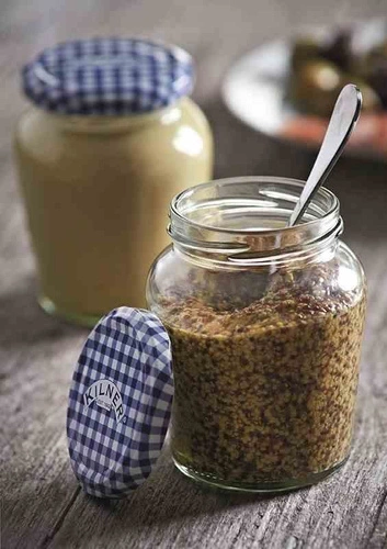 SADA 6 VÍČEK NA ZAVAŘOVACÍ SKLENICE KILNER 6x63mm