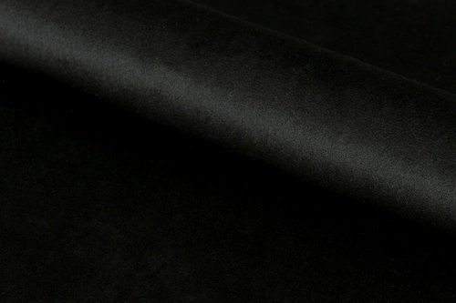 Sada 2 sametových černých židlí Lima s područkami