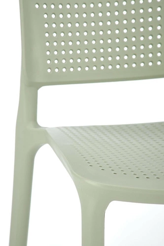 Zahradní židle Sylie Intesi mátová z plastu stohovatelná moderní na terasu a balkon