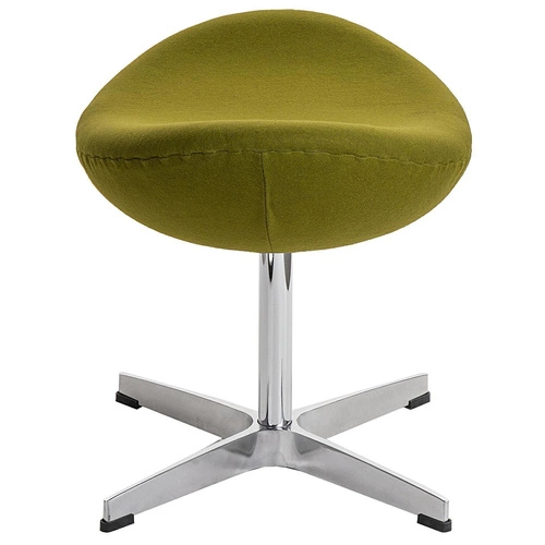 Podnožka Egg světle zelená kašmír