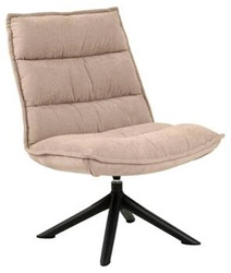 Otočná křesla Blizzard Actona do obýváku béžový sametový moderní pohodlný relaxační