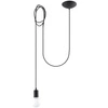 EDISON 1 LONG závěsná lampa černá