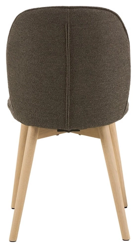 Čalouněná jídelní židle Cindy taupe Monza 40 Actona skandinávská dřevěná hnědá