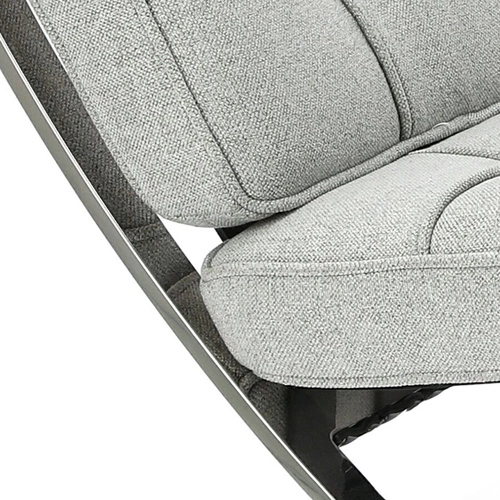 Křeslo BA1 světle šedá látka