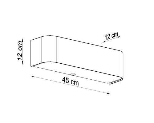 Nástěnné svítidlo LOKKO bílé