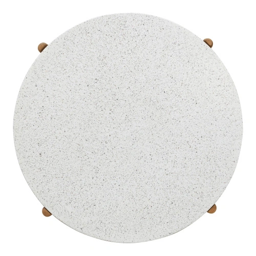 Konferenční stolek Terracina House Nordic kulatý terrazzo 84,5 cm obývací pokoj