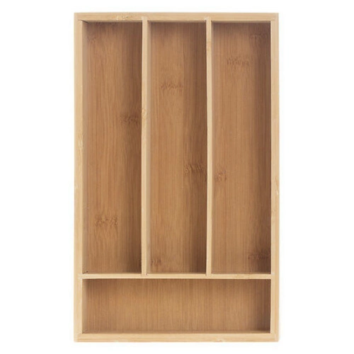 Sada příborů pro 6 osob Bambou 5five simply smart, nerezová ocel a bambus, s boxem