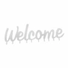 Nástěnný věšák Welcome bílý