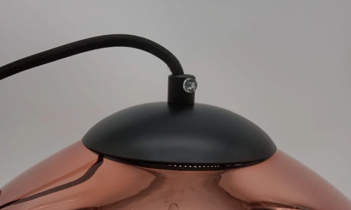 Závěsné svítidlo koule Victory Glow M skleněné stříbrné nastavitelné do obývacího pokoje 30 cm