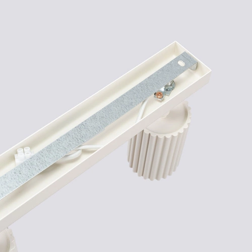 Stropní svítidlo KARBON 3L béžové do obýváku a ložnice minimalistické nastavitelné glamour