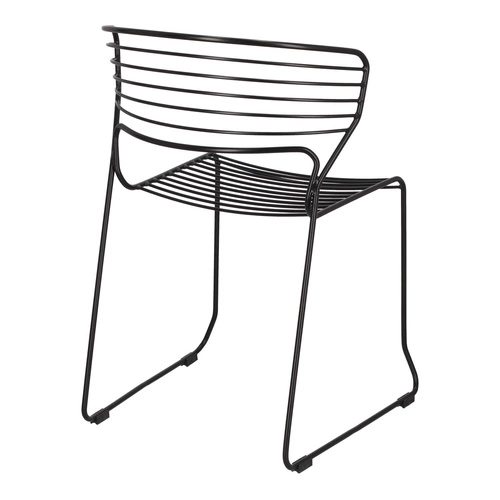 Sada 4 černých židlí Hilly