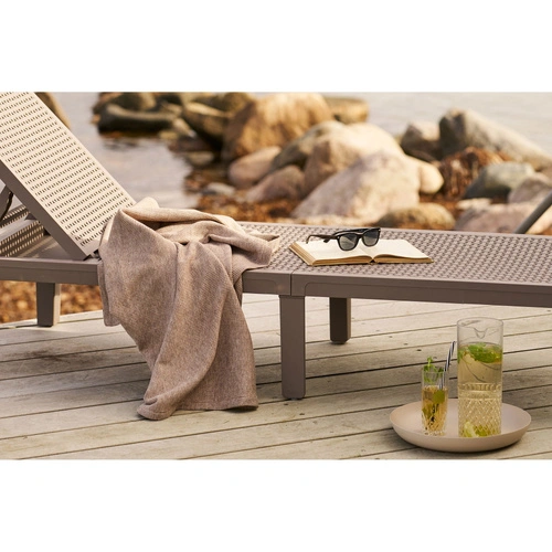 Přehoz Puno šedo‑hnědý teplý dekorativní do obýváku a ložnice 130x156 cm