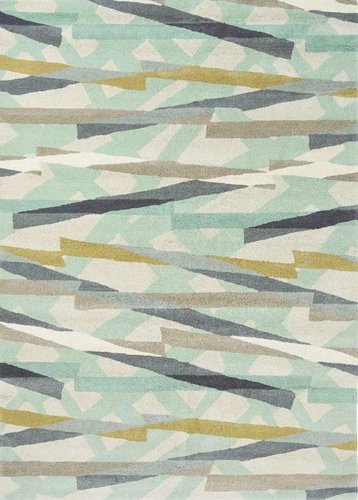 Moderní vlněný koberec Diffinity Topaz 200x280 cm ručně tkaný geometrický do obývacího pokoje