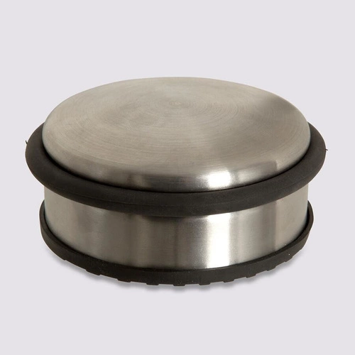 Těžký zarážka na dveře 5five simply smart moderní stojací stříbrný do interiéru i exteriéru