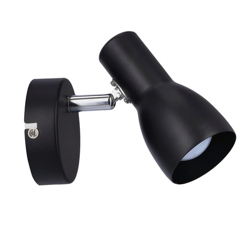 Nastavitelná nástěnná lampa Picardo černá matná moderní kovová do ložnice a obýváku