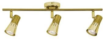 Stropní svítidlo Arena strip 3*40W r50 E14 patina gold