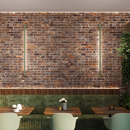 Nástěnné LED svítidlo SAPPO 120 moderní olivově zelené hliníkové do obýváku a ložnice