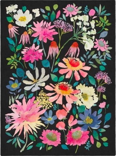 Moderní koberec Zinnia 200x280 cm do obýváku a ložnice, měkký, snadno čistitelný, růžový