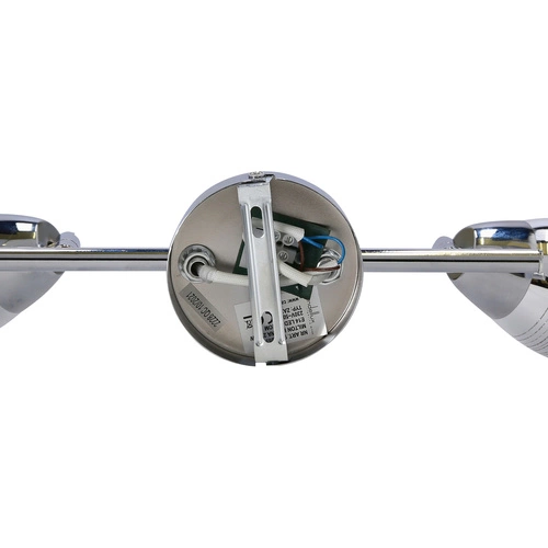 Moderní stropní lampa Milton chrom s pohyblivými stínidly do obýváku a kuchyně