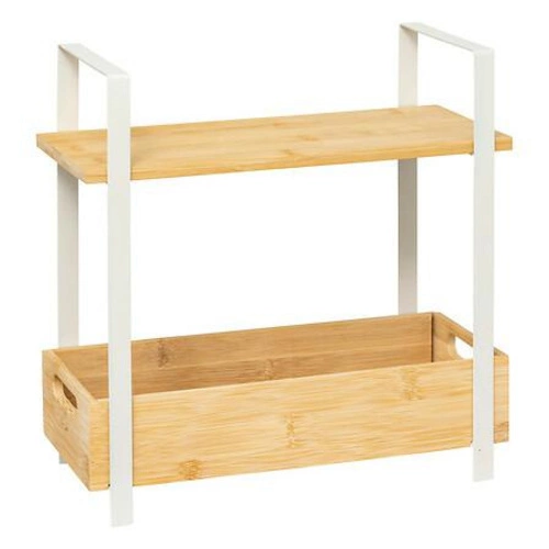 2patrový regál Ordera přírodní/bílá